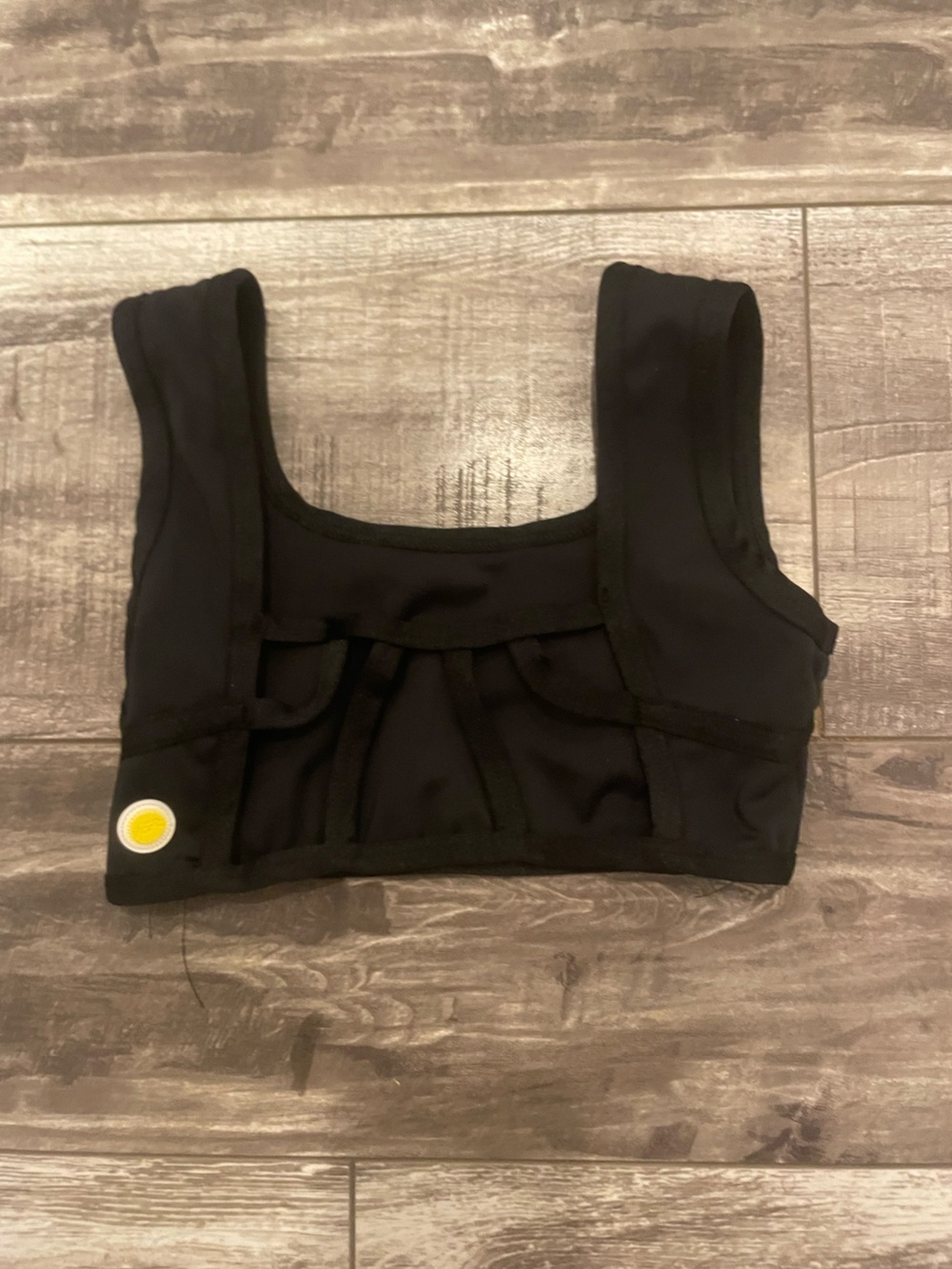 Tiger Friday Black - Scoop Neck dance top - Picture 5 of 6